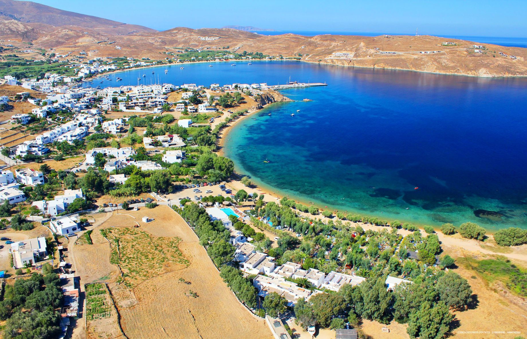 Amazing Vacation on Livadakia Beach in Serifos Aegean island